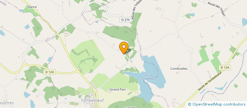 localisation de l'entreprise MONSIEUR THIERRY DELAUNAY  TOMBEBUF