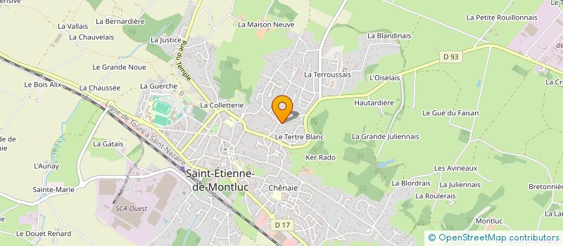 localisation de l'entreprise MONSIEUR THIERRY DELBOS  SAINT-ETIENNE-DE-MONTLUC