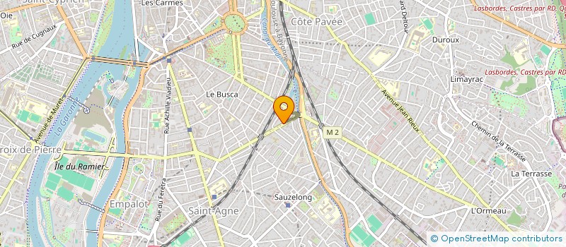 localisation de l'entreprise MONSIEUR THIERRY DELCLOS  TOULOUSE