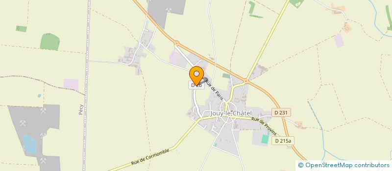 localisation de l'entreprise MONSIEUR THIERRY DELCOURT à JOUY-LE-CHATEL