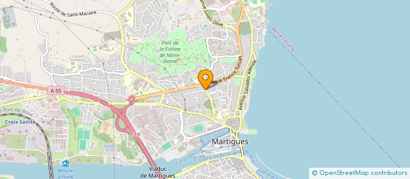 localisation de l'entreprise MONSIEUR THIERRY DELEPLANQUE  MARTIGUES