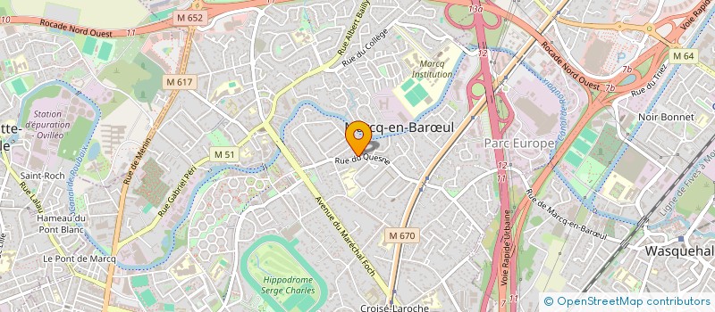 localisation de l'entreprise MONSIEUR THIERRY DELERUE  MARCQ-EN-BARUL