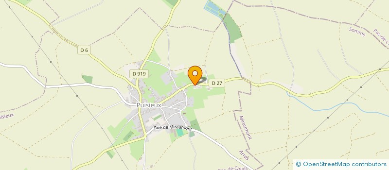 localisation de l'entreprise MONSIEUR THIERRY DELESTRE  PUISIEUX