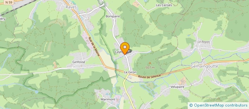 localisation de l'entreprise MONSIEUR THIERRY DELEURENCE  BERTRIMOUTIER