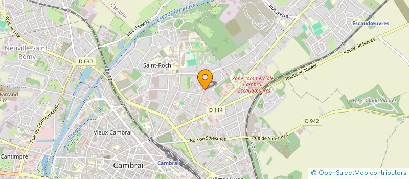 localisation de l'entreprise MONSIEUR THIERRY DELFOLIE à CAMBRAI