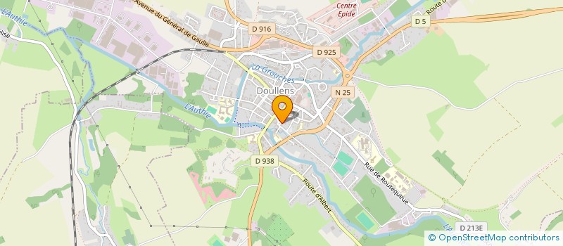 localisation de l'entreprise MONSIEUR THIERRY DELGRANGE à DOULLENS