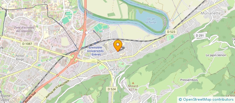 localisation de l'entreprise MONSIEUR THIERRY DELIERS  GIERES