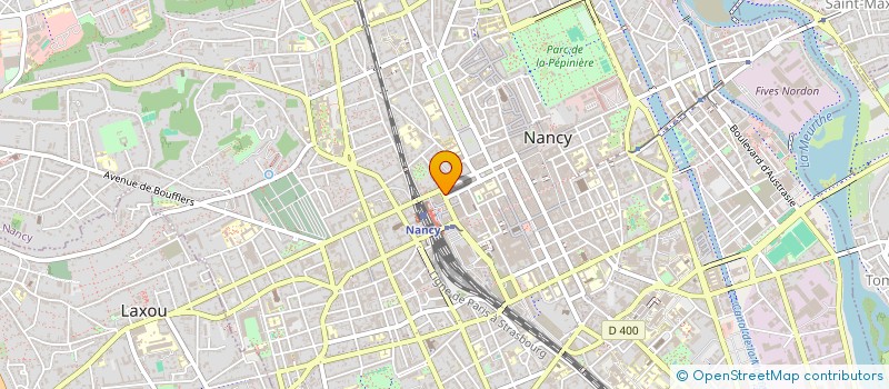 localisation de l'entreprise MONSIEUR THIERRY DELMAS  NANCY