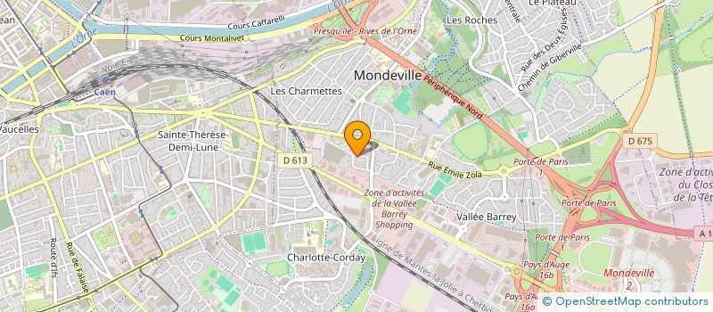 localisation de l'entreprise MONSIEUR THIERRY DELOBEL  MONDEVILLE