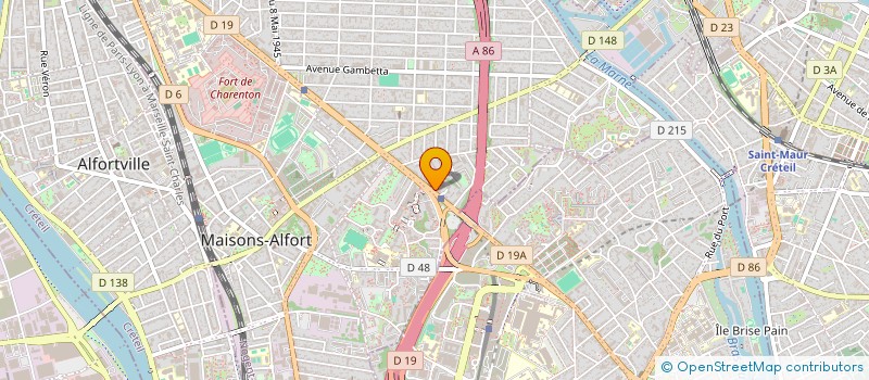 localisation de l'entreprise MONSIEUR THIERRY DELORME  MAISONS-ALFORT