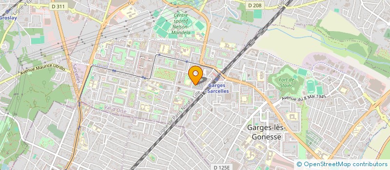 localisation de l'entreprise MONSIEUR THIERRY DELOUMEAUX  SARCELLES