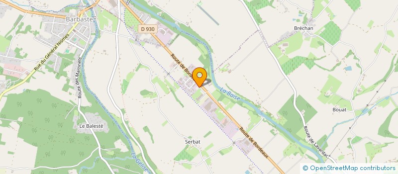 localisation de l'entreprise MONSIEUR THIERRY DELOUPE  NERAC