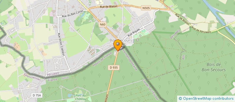 localisation de l'entreprise MONSIEUR THIERRY DELOUX  CONDE-SUR-L'ESCAUT