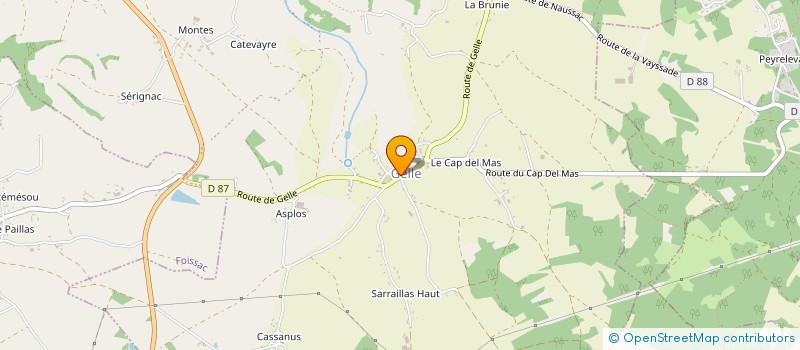 localisation de l'entreprise MONSIEUR THIERRY DELSOL  CAUSSE-ET-DIEGE