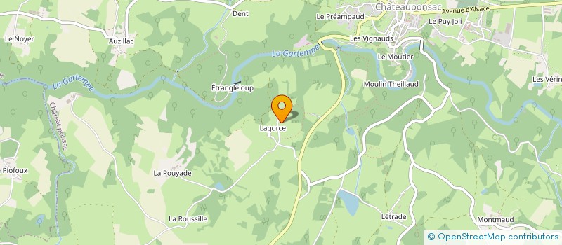 localisation de l'entreprise MONSIEUR THIERRY DEMARCY à CHATEAUPONSAC