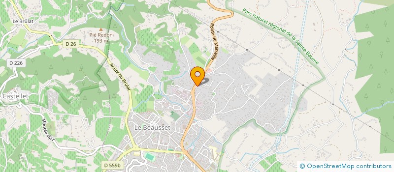 localisation de l'entreprise MONSIEUR THIERRY DEMBOUR  LE BEAUSSET