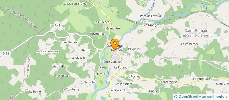 localisation de l'entreprise MONSIEUR THIERRY DEMONPION à SARRAZAC