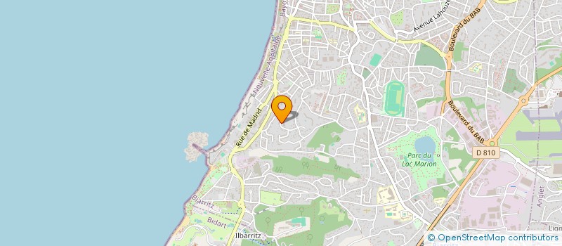 localisation de l'entreprise MONSIEUR THIERRY DENAT à BIARRITZ