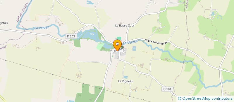 localisation de l'entreprise MONSIEUR THIERRY DENIAU à OMBREE D'ANJOU