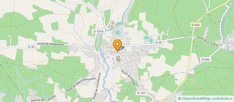 localisation de l'entreprise MONSIEUR THIERRY DENJEAN  CARCASSONNE