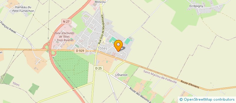 localisation de l'entreprise MONSIEUR THIERRY DENNEQUIN  BIVILLE-LA-BAIGNARDE