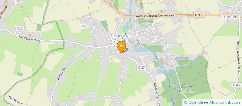 localisation de l'entreprise MONSIEUR THIERRY DENOYELLE  FERRIERE-LA-GRANDE