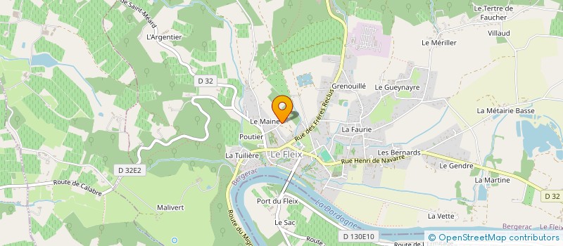 localisation de l'entreprise MONSIEUR THIERRY DENOYER  LE FLEIX