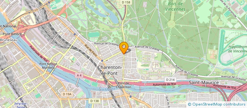 localisation de l'entreprise MONSIEUR THIERRY DEROCHE  CHARENTON-LE-PONT