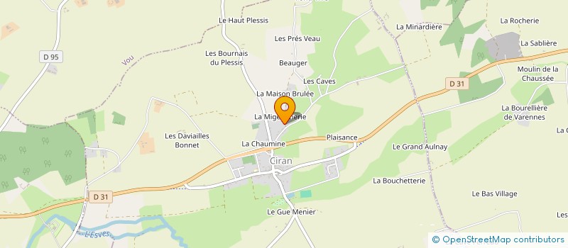 localisation de l'entreprise MONSIEUR THIERRY DERRE à CIRAN