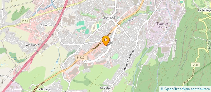 localisation de l'entreprise MONSIEUR THIERRY DERUAZ à ANNECY