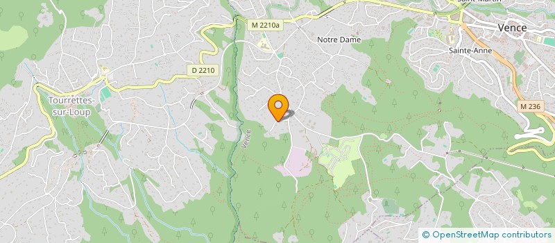 localisation de l'entreprise MONSIEUR THIERRY DESAILLY à VENCE