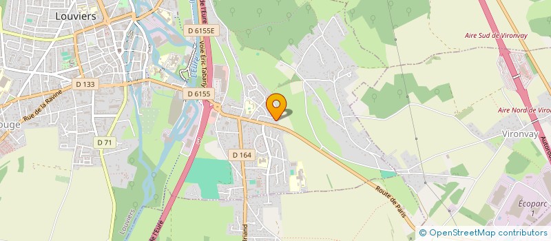 localisation de l'entreprise MONSIEUR THIERRY DESCHAMPS à LOUVIERS