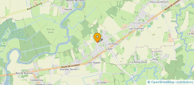 localisation de l'entreprise MONSIEUR THIERRY DESCHAMPS à JOUVENCON