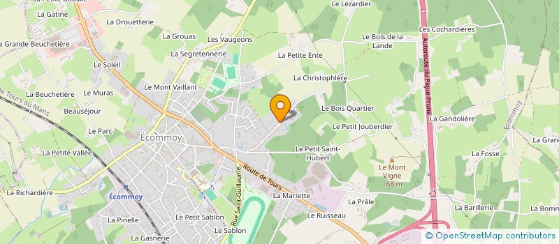 localisation de l'entreprise MONSIEUR THIERRY DESCHAMPS  ECOMMOY