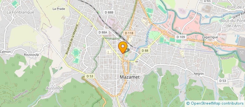 localisation de l'entreprise MONSIEUR THIERRY DESGATS  MAZAMET