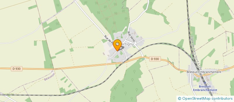 localisation de l'entreprise MONSIEUR THIERRY DESJARDINS  TARTIGNY