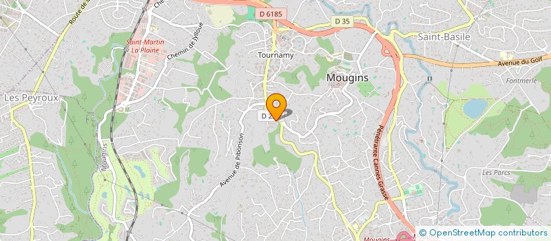 localisation de l'entreprise MONSIEUR THIERRY DESMAZIERE à MOUGINS