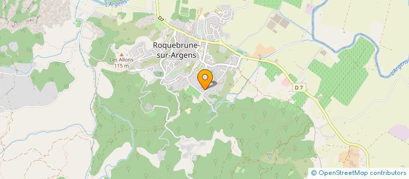 localisation de l'entreprise MONSIEUR THIERRY DESOMBERG à ROQUEBRUNE-SUR-ARGENS