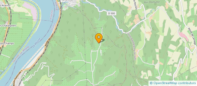 localisation de l'entreprise MONSIEUR THIERRY DESPESSE  SERVES-SUR-RHONE