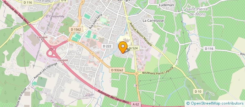 localisation de l'entreprise MONSIEUR THIERRY DESPLAT  LANGON