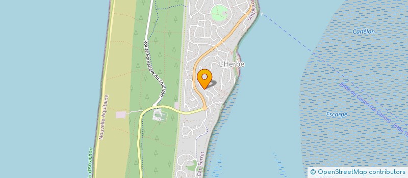 localisation de l'entreprise MONSIEUR THIERRY DESPUJOLS à LEGE-CAP-FERRET