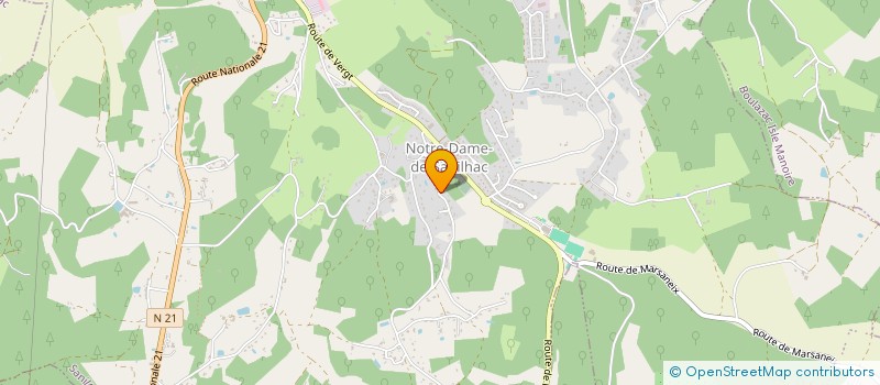 localisation de l'entreprise MONSIEUR THIERRY DESSALLES  SANILHAC