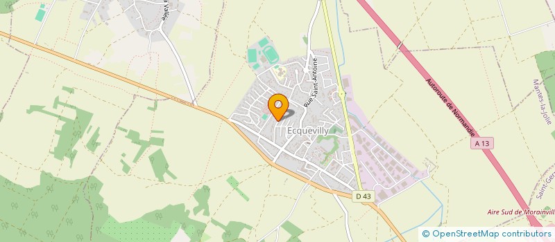 localisation de l'entreprise MONSIEUR THIERRY DETALLANTE  ECQUEVILLY