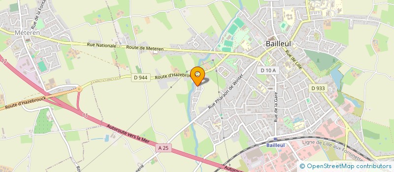 localisation de l'entreprise MONSIEUR THIERRY DETHOOR  BAILLEUL