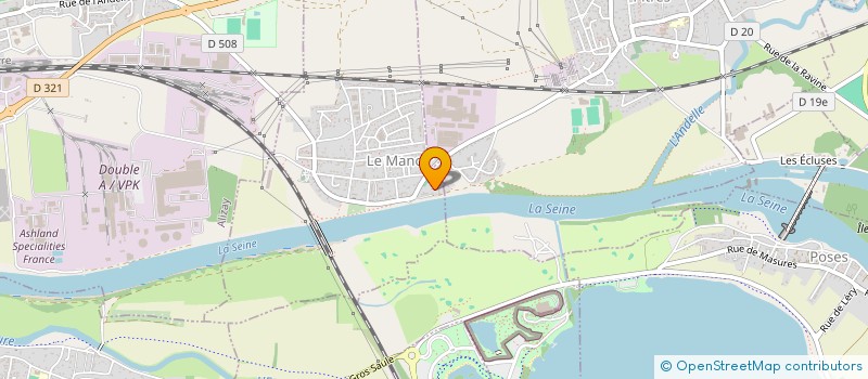 localisation de l'entreprise MONSIEUR THIERRY DETOMBE  LE MANOIR