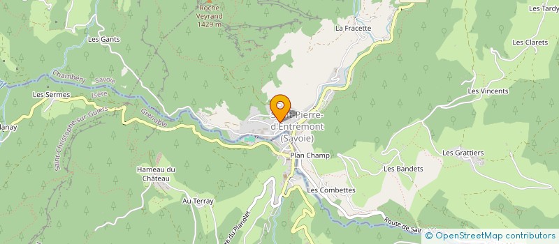 localisation de l'entreprise MONSIEUR THIERRY DEVAUTON à SAINT PIERRE D'ENTREMONT