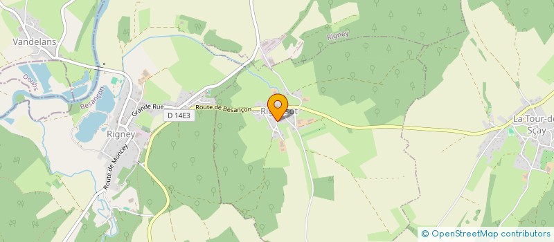 localisation de l'entreprise MONSIEUR THIERRY DEVAUX  RIGNOSOT