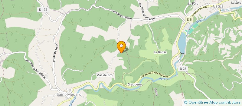 localisation de l'entreprise MONSIEUR THIERRY DEVERCHERE  SAINT-MEDARD