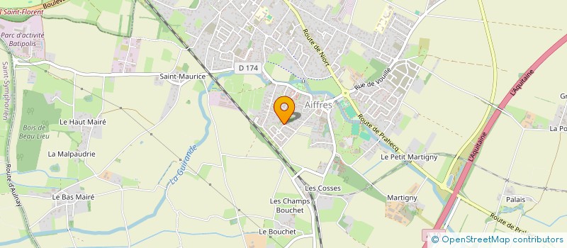 localisation de l'entreprise MONSIEUR THIERRY DEVESNE  AIFFRES