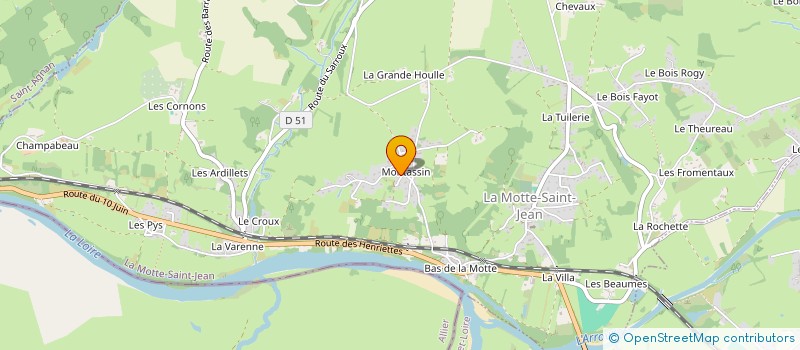localisation de l'entreprise MONSIEUR THIERRY DEVILLARD à MOTTE-SAINT-JEAN (LA)